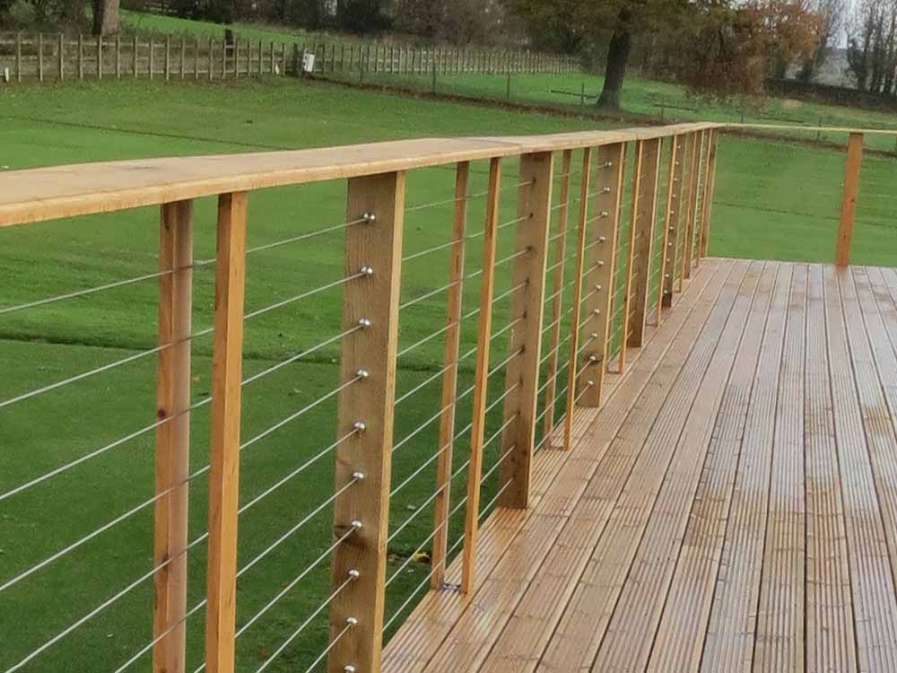Precision made Stainless Steel cable fence kits, easy to install and create contemporary fences and rails for your outdoor decking and balconies